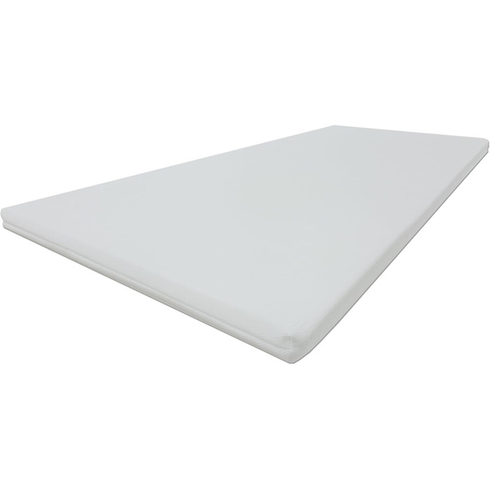 Намтрасник Dibapur PRO Soft 3D Air Fresh, 90x190 см, висота 5 см, ортопедичний топер з холодної піни з чохлом, Німеччина