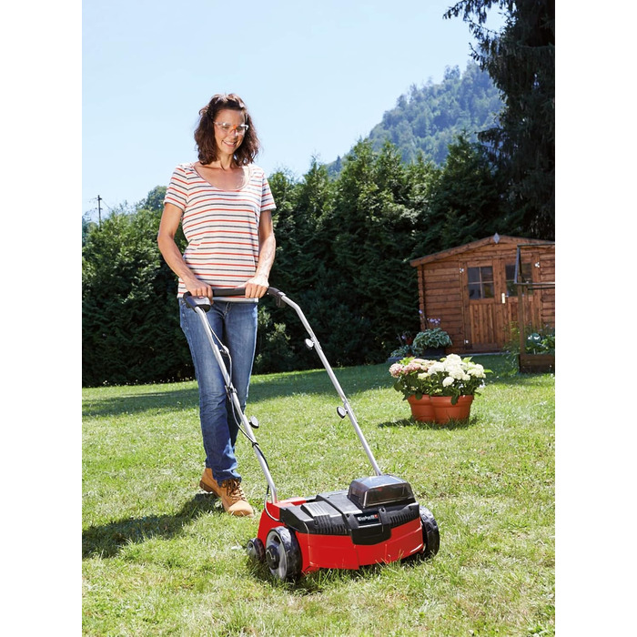 Акумуляторний аератор-скарифікатор Einhell GC-SC 36/31 Li-Solo Power X-Change, 36В, 31 см, 3-в-1, без акумулятора та зарядного пристрою