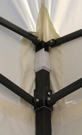 Багатофункціональна альтанка All Seasons Gazebos 2x2 м, кремова, водонепроникна, міцна конструкція