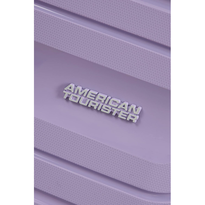 Валіза American Tourister Sunside Spinner L, розширювана, чорна та лавандова, 77 см, 118 л, поліпропілен