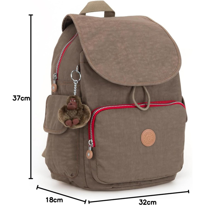 Рюкзак Kipling CITY PACK середній, бежевий комбінований