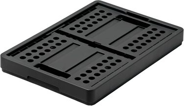 Складна корзина Clax Faltbox чорна, універсальний органайзер для зберігання