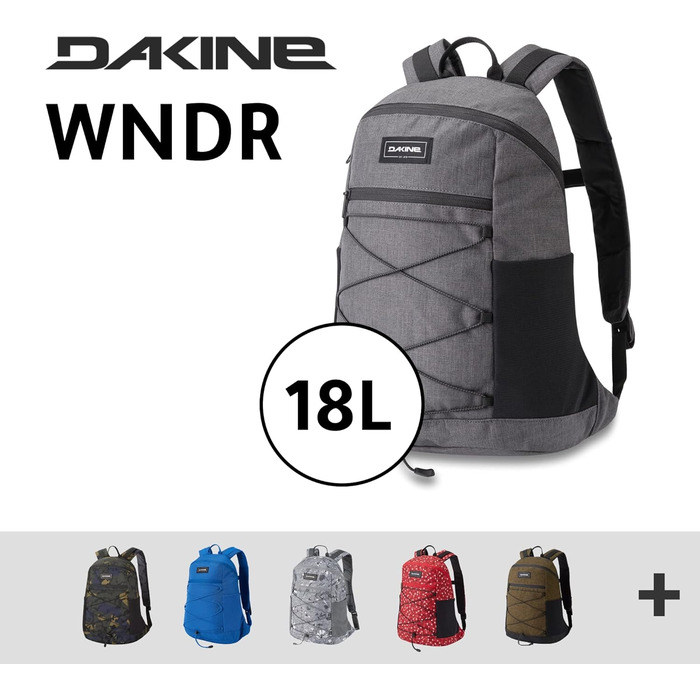 Рюкзак Dakine Wndr Pack 18L чорний, унісекс, міський